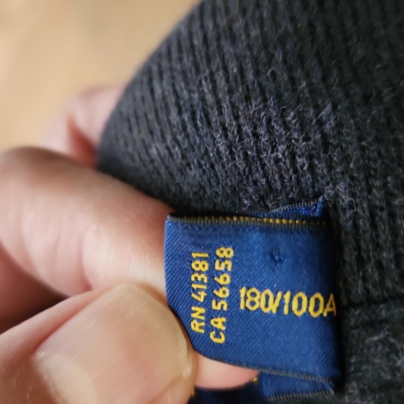 Polo Ralph Lauren Size Large Grey 1/4 Zip Pullover 100% Cotton - Picture 10 of 16